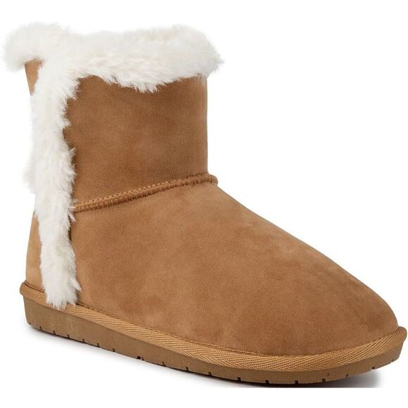 Sugar Shoes - Sugar Womens size 8 Faux Suede Winter & Snow Boots brown